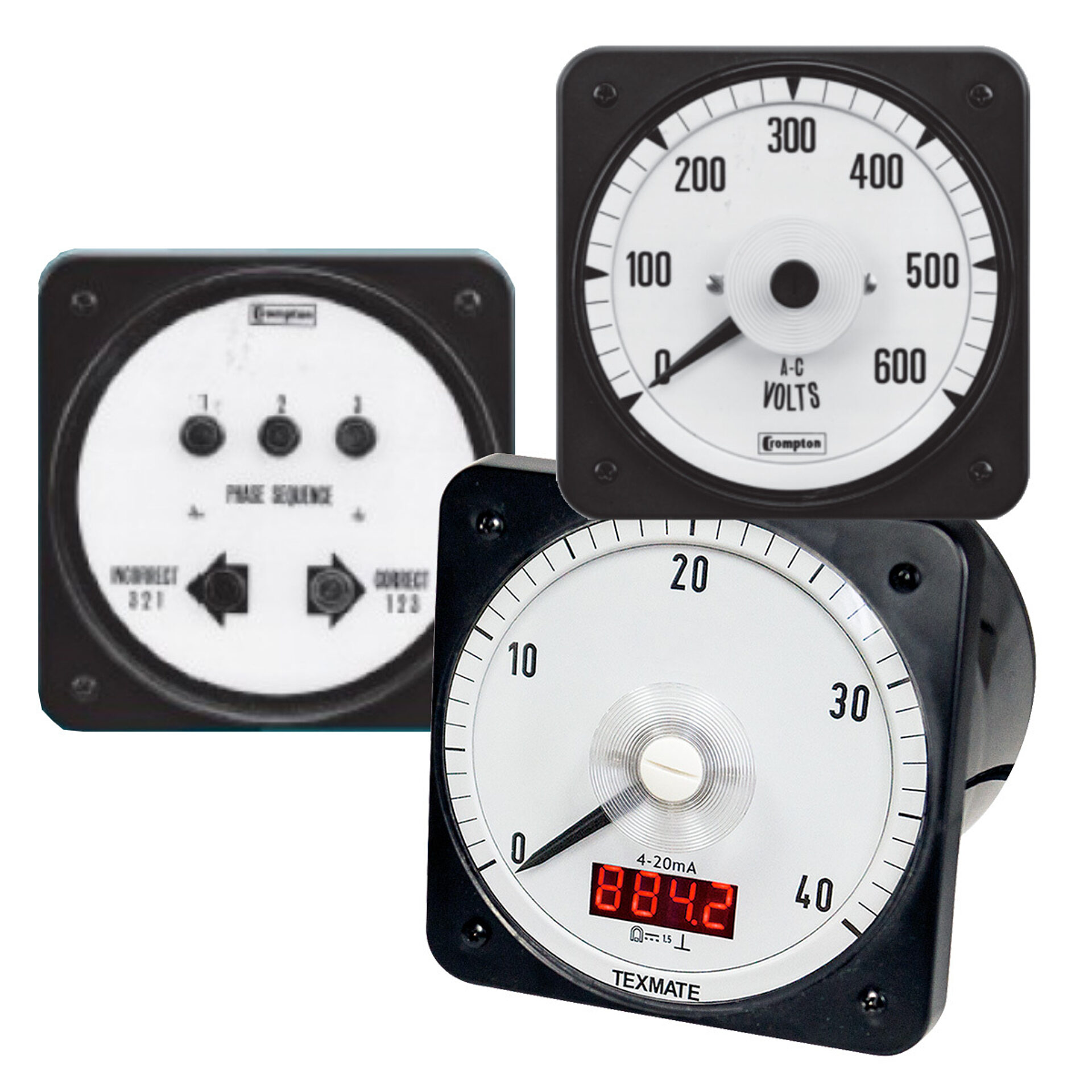 Analog Switchboard Meters