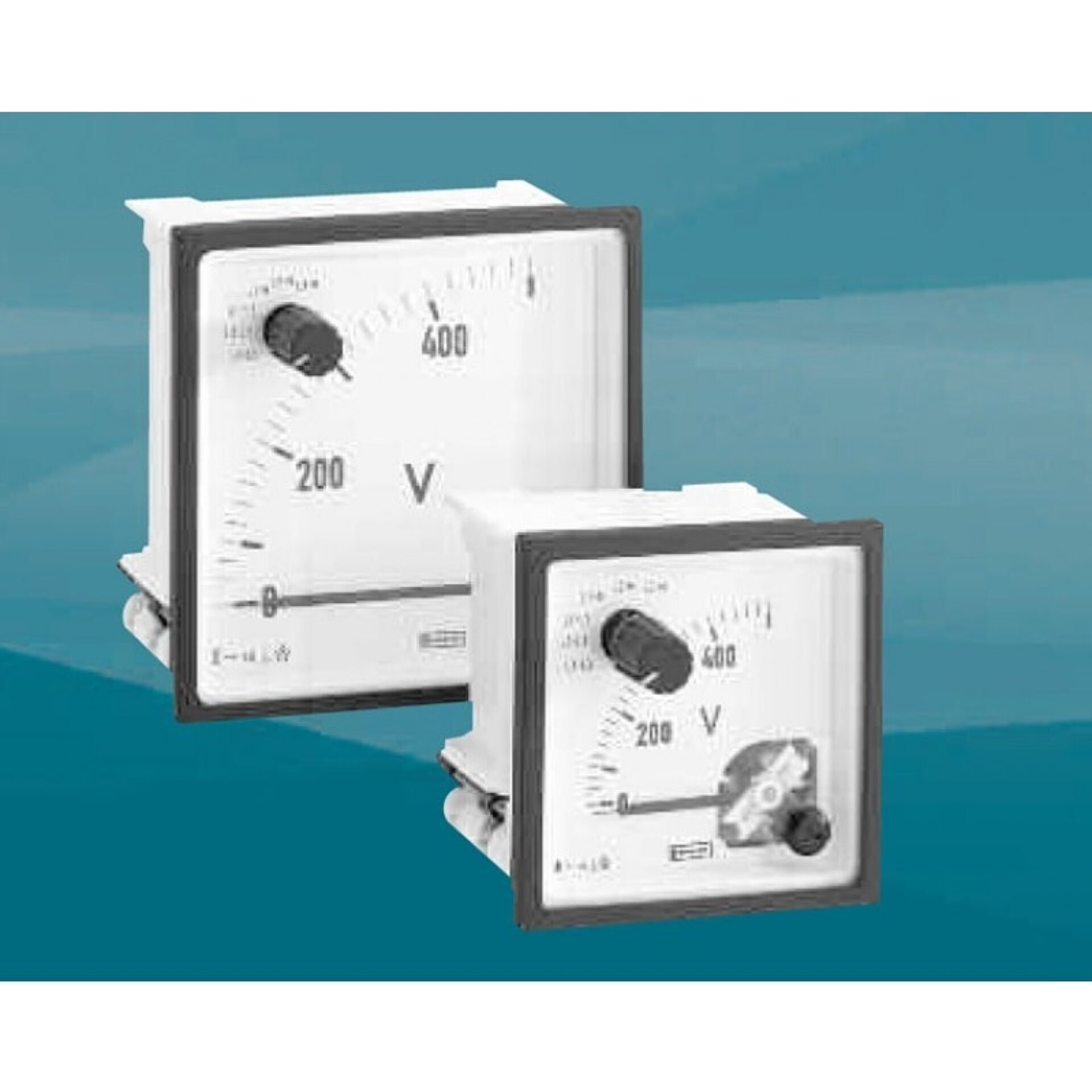 Series E244 (96 x 96 mm) Long Scale DIN Panel AC Voltmeters