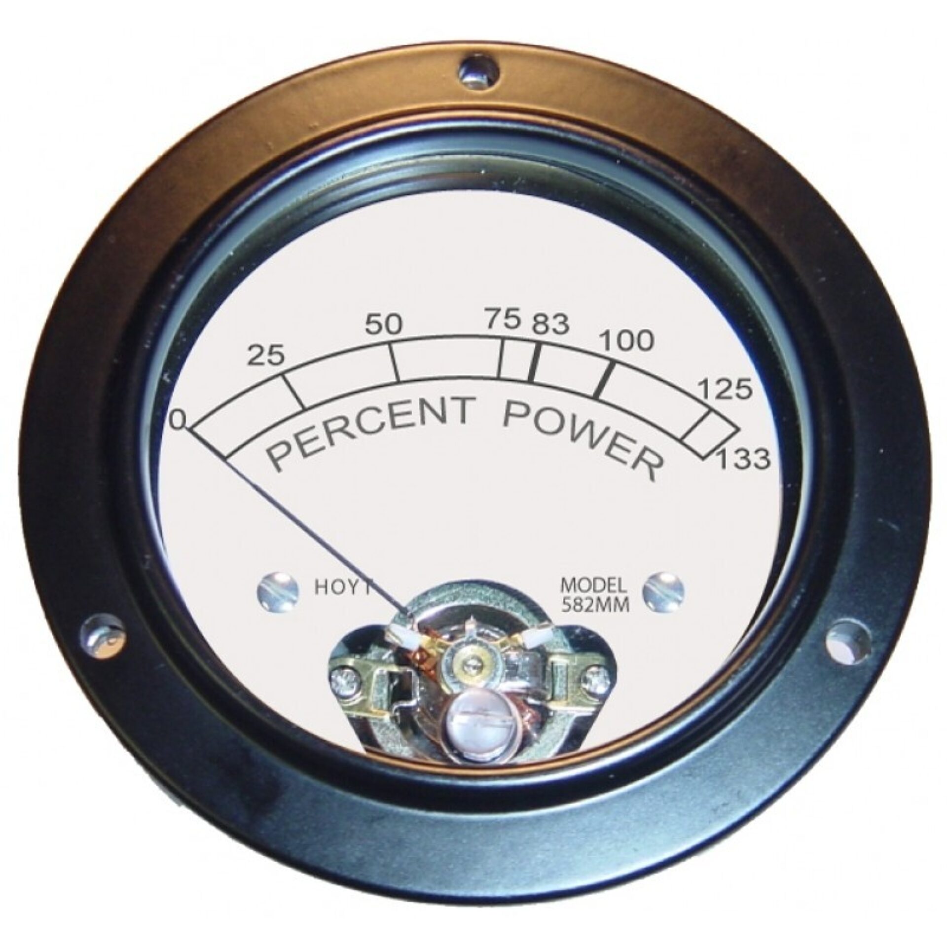 582MM, 3.5" Round DC Analog Panel Meter (Made in USA)
