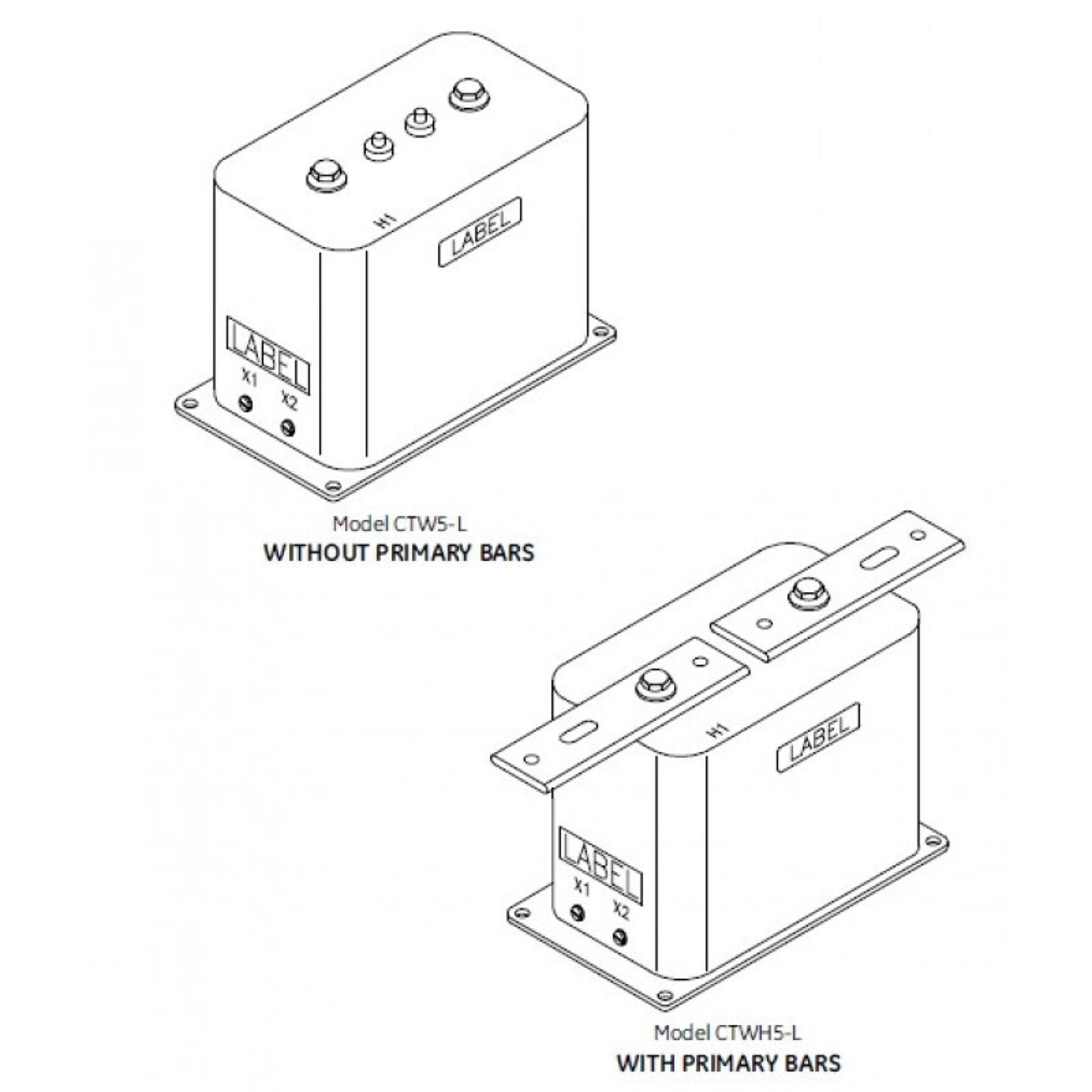 Models CTW5-L-110 & CTWH5-L-110 Medium Voltage Current Transformer