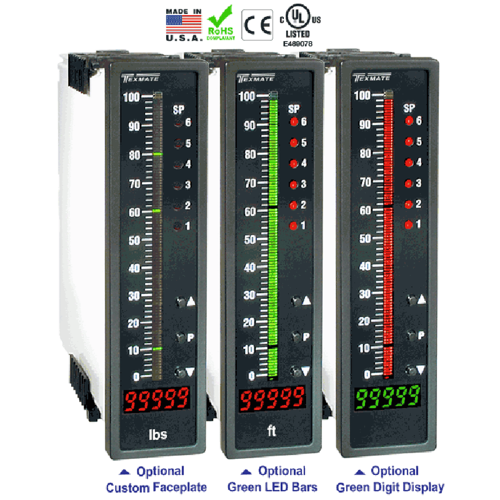 Model FI-B101D50E & FI-B101D50T Digital Programmable Meter Controllers