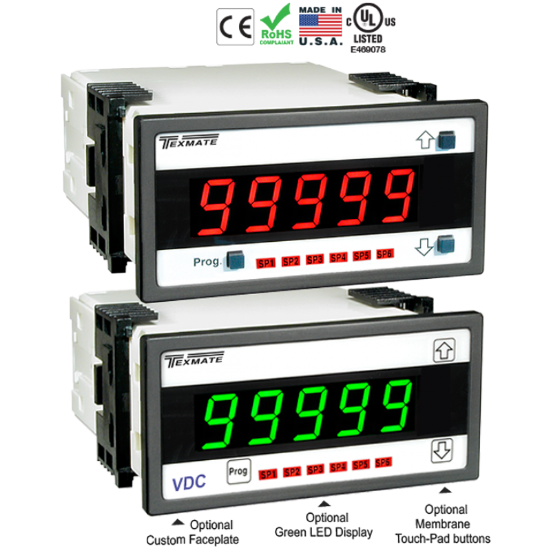 Model GI-50E and GI-50T Digital Programmable Meter Controllers