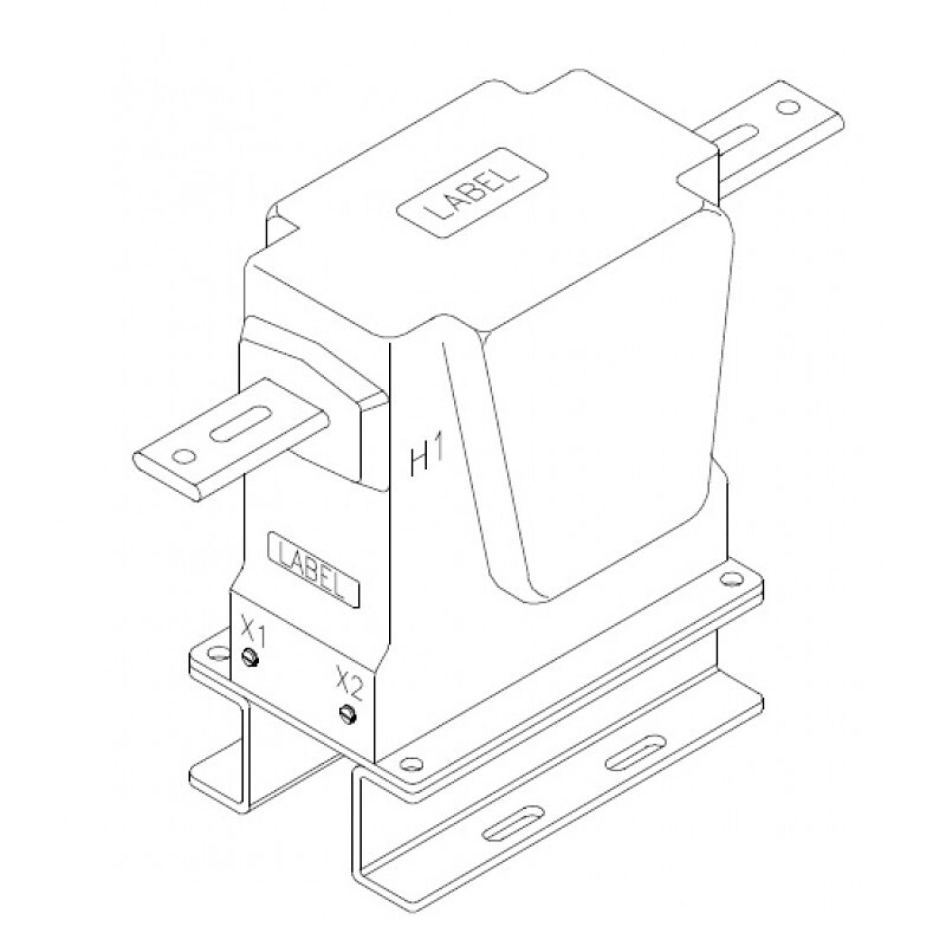 Model CTWH4-75-T100 Medium Voltage Current Transformer