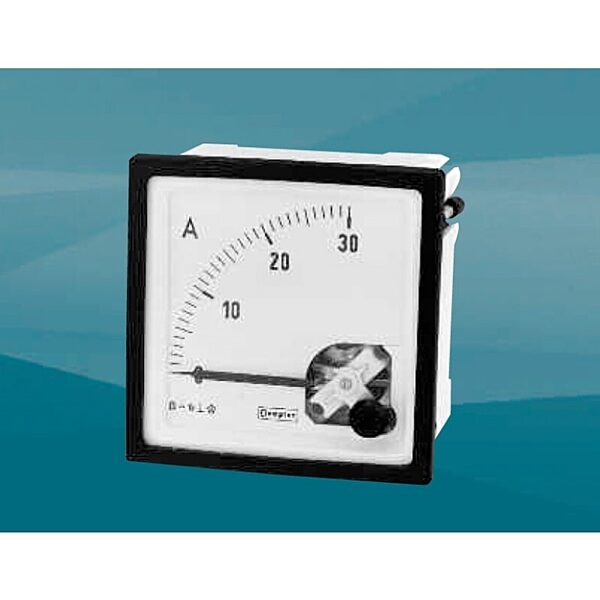 Series E243 (72 x 72 mm) Long Scale DIN Panel DC Ammeters