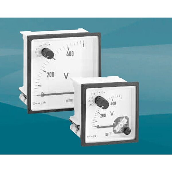Series E244 (96 x 96 mm) Long Scale DIN Panel AC Voltmeters