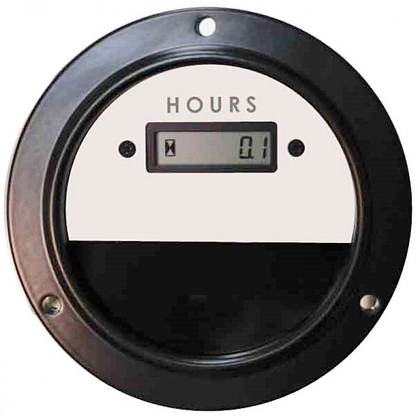 582MM-HRD, Rugged 3.5" Round LCD Digital Hour Meter