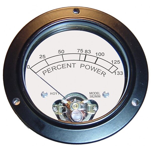 582MM, 3.5" Round DC Analog Panel Meter (Made in USA)
