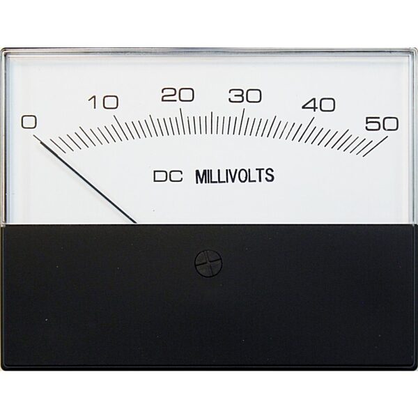 HST-94, 3.5" Rectangular AC or DC Analog Panel Meter