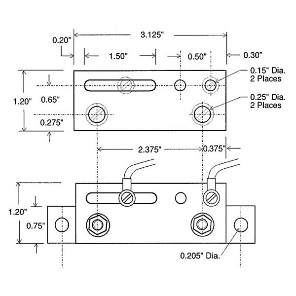 Type ASB - Printed Circuit Board and Adjustable Shunts
