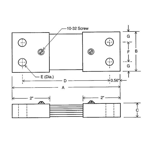 Type E - Switchboard Shunts Without Base