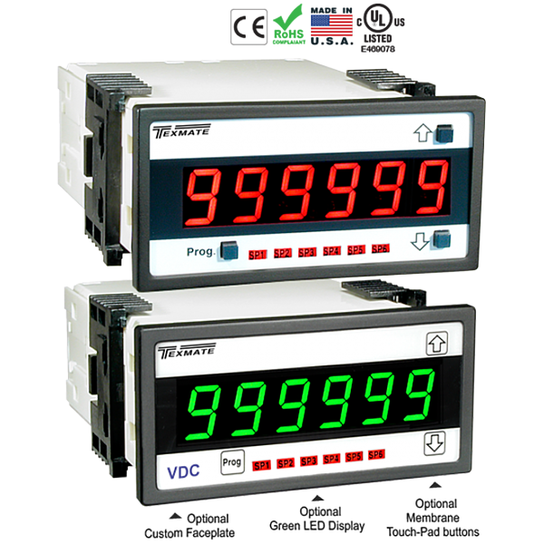 Model DI-60T and DI-60E Digital Programmable Meter Controllers