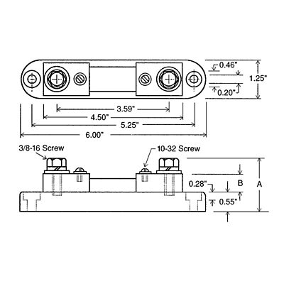 Base mounted shuntstype c 1 500 amperes dimensions