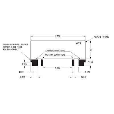 Printed circut board and adjustable shunt type pcb 10 150 amperes dimensions
